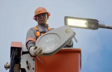 Regiões de Santa Maria ganham mais 530 luminárias de LED