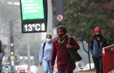 Frente fria chega ao Brasil na próxima semana, diz Inmet