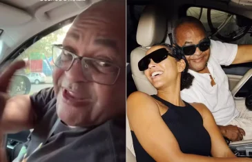 Tio de Taís Araujo faz sucesso na web por buscar e levar marmitinhas para a atriz: ‘Titio cuida mesmo’