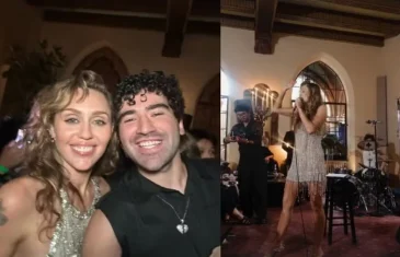 Miley Cyrus faz show intimista surpresa em hotel e ganha declaração de fã brasileiro: ‘Ainda parece um sonho’