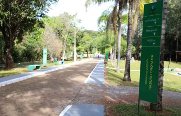 Parque Saburo Onoyama tem diversas reformas por meio do programa Reviva Parques