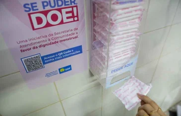 Câmara Legislativa recebe campanha “Absorva o Bem” para combater pobreza menstrual