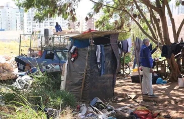 Ação de acolhimento da população em situação de rua no Paranoá