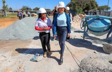 Vice-governadora vistoria obras em hospital e na administração regional de Brazlândia