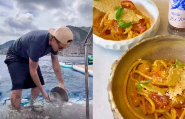 Brooklyn Beckham agita fãs ao cozinhar macarrão com água do mar em iate de luxo