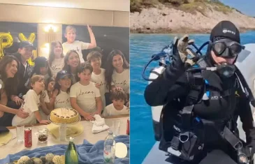 Para comemorar 77 anos, Iris Abravanel se joga no mergulho e reúne família na Croácia: ‘Semana toda para celebrar’