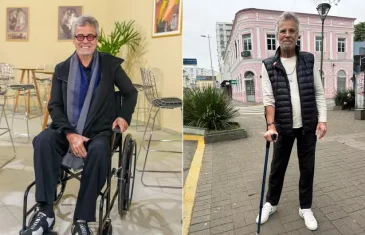 Carlinhos de Jesus explica uso de muletas e cadeira de rodas: ‘Estão aqui para me poupar, não para me parar’