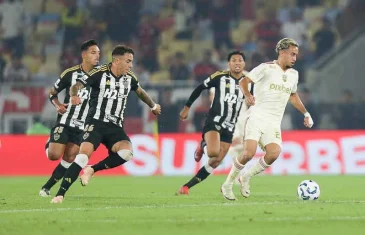 Flamengo perde para o Atlético-MG no jogo de ida das oitavas da Copa do Brasil