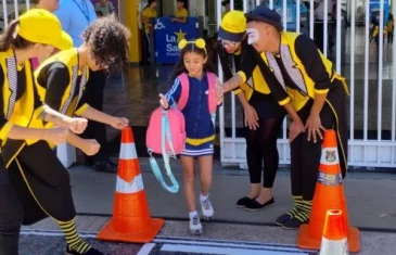 Campanha Volta às Aulas leva conscientização sobre segurança no trânsito