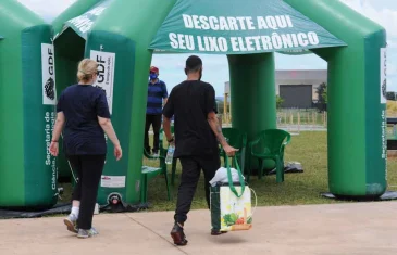 Pontos de coleta de lixo eletrônico garantem descarte adequado no DF