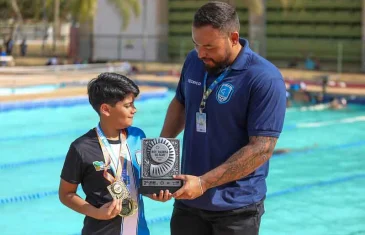 Atleta do COP de Samambaia conquista medalha em competição aquática no Lago Paranoá