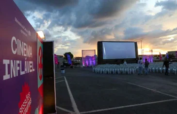 Cinema Inflável está a caminho de três regiões do DF com sessões gratuitas para toda a família