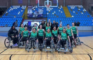 Brasil é vice-campeão na Copa América de basquete em cadeira de rodas