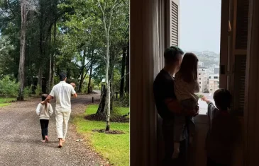 Como Rodrigo Santoro, veja outros famosos que preferem não expor o rosto de seus filhos nas redes sociais