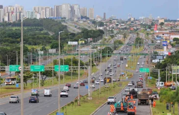 Obra da Caesb provoca mudanças temporárias no trânsito da EPTG a partir de segunda (25)