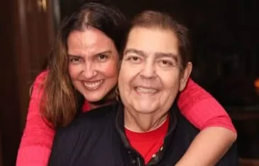 Esposa e filho de Faustão falam sobre o estado de saúde do apresentador e a previsão de alta