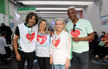 Grupo de voluntários dão suporte emocional a pacientes oncológicos do Hospital de Base