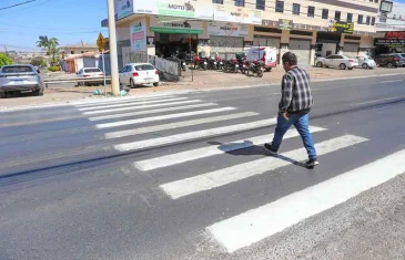 Governo do DF já recuperou mais de mil faixas de pedestre no 1º semestre de 2025