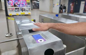 Metrô-DF testa autenticação de identidade dos usuários pela palma da mão