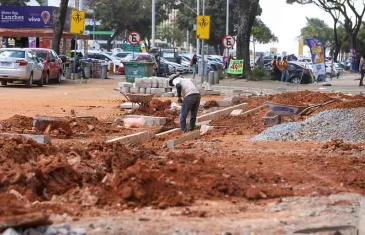 Governo do DF amplia reforma no Setor Comercial Sul