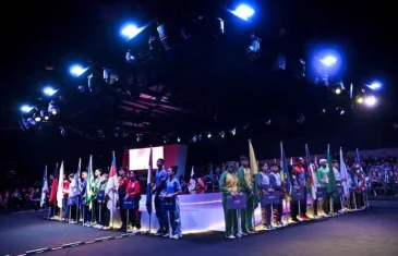 Cerimônia de abertura marca início dos Jogos da Juventude 2025 com número recorde de atletas