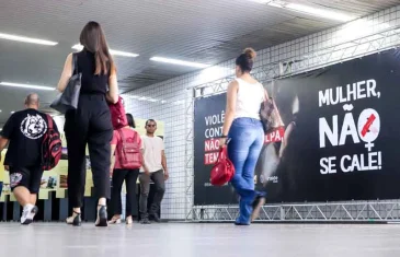 Projeto leva ações contra violência de gênero às estações do Metrô-DF
