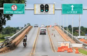 Ponte Honestino Guimarães terá uma das vias interditada a partir desta sexta (26)