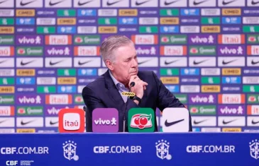 Ancelotti convoca seleção para amistosos contra Coreia e Japão