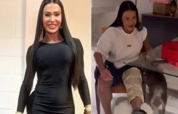 Gracyanne Barbosa se surpreende com aumento de peso após interromper dieta e cirurgia: ‘Gente, não tem como’