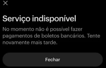 Clientes de bancos relatam dificuldade para pagar boletos nesta segunda-feira