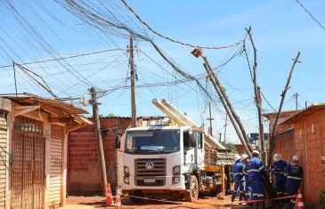 GDF regulariza o fornecimento de energia no bairro Santa Luzia, na Cidade Estrutural