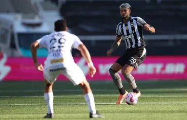 Botafogo cede empate ao Santos em casa e se afasta da briga pelo G4