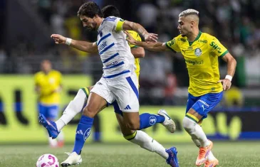 Palmeiras empata com o Cruzeiro e termina rodada um ponto à frente do Flamengo