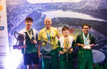 Equipe de ginástica do DF  brilhou nos Jogos Escolares Brasileiros com dez medalhas