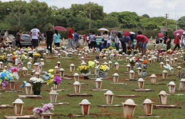 Dia de Finados: mais de 600 mil pessoas visitaram cemitérios do DF