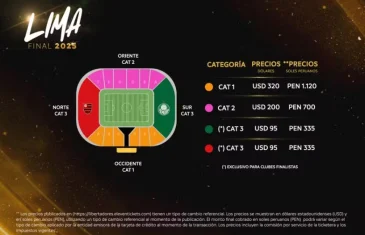 Conmebol abre venda de ingressos para o público geral nos setores de Flamengo e Palmeiras