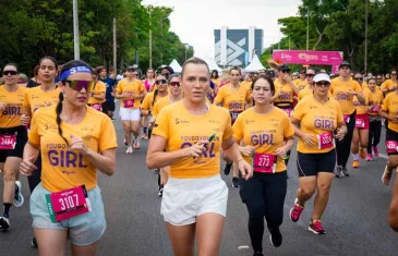 Celina Leão lidera celebração feminina na Corrida Girl Power