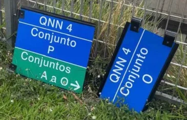 Vandalismo em placas de endereçamento em Ceilândia gera prejuízo ao patrimônio público