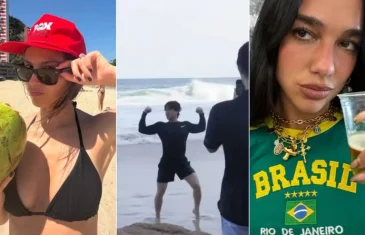 Água de coco, altinha, bar e mais: lista reúne artistas gringos que curtiram e se apaixonaram ainda mais pelo Brasil em 2025