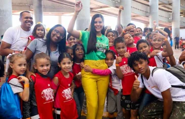 Ação social leva esporte, cultura e solidariedade a 2 mil crianças