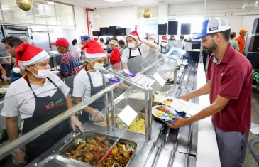 Restaurantes Comunitários servem ceia natalina a 55,6 mil pessoas em todo o DF