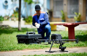 Drones reforçam ações da Saúde no combate ao mosquito da dengue
