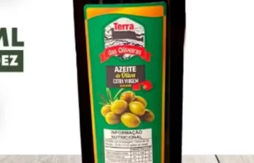 Anvisa proíbe venda e fabricação de azeite da marca Terra das Oliveiras