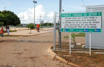 Após reforma, o Parque Urbano do Setor O está aberto para receber a comunidade