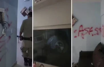 Apartamento de síndico que matou corretora em Goiás é depredado: ‘Assassino’