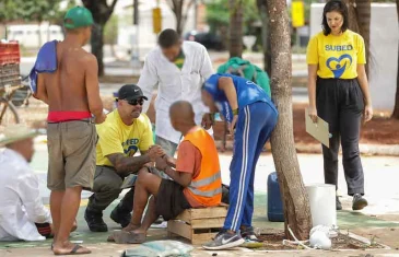 Ação de acolhimento da pessoa em situação de rua acontece em Taguatinga nesta quinta