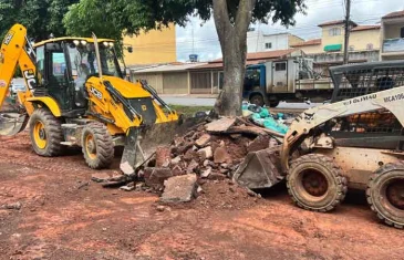 GDF intensifica ações emergenciais nas ruas de Ceilândia após fortes chuvas