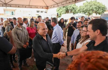 Ibaneis Rocha entrega pavimentação asfáltica e rede de esgoto na QR 119 de Santa Maria