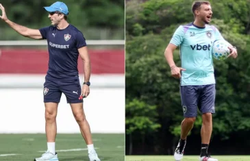 ‘Vocês do banco’: Zubeldía e Anselmi trocaram jornalismo por prancheta e são atrações em Fluminense x Botafogo