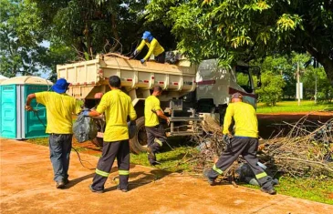 Força-tarefa retira 270 toneladas de resíduos e prepara o Plano Piloto para o Carnaval